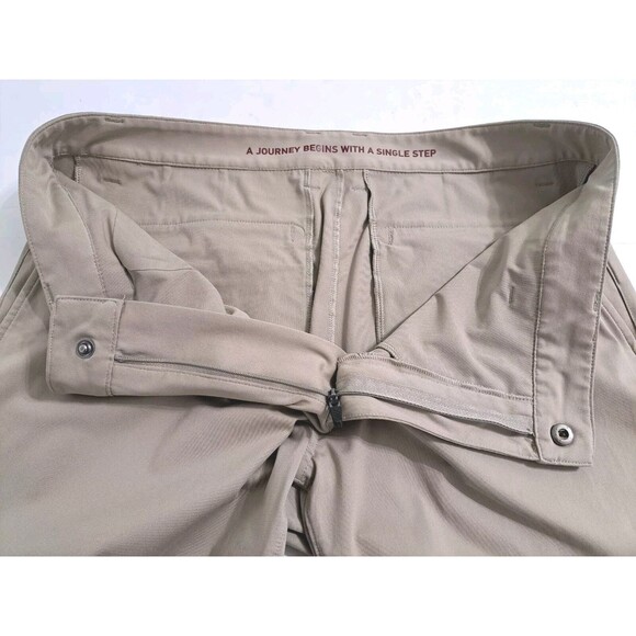 Rhone Commuter Pants Men's 33 Khaki Beige Chino Pants - Picture 4 of 12